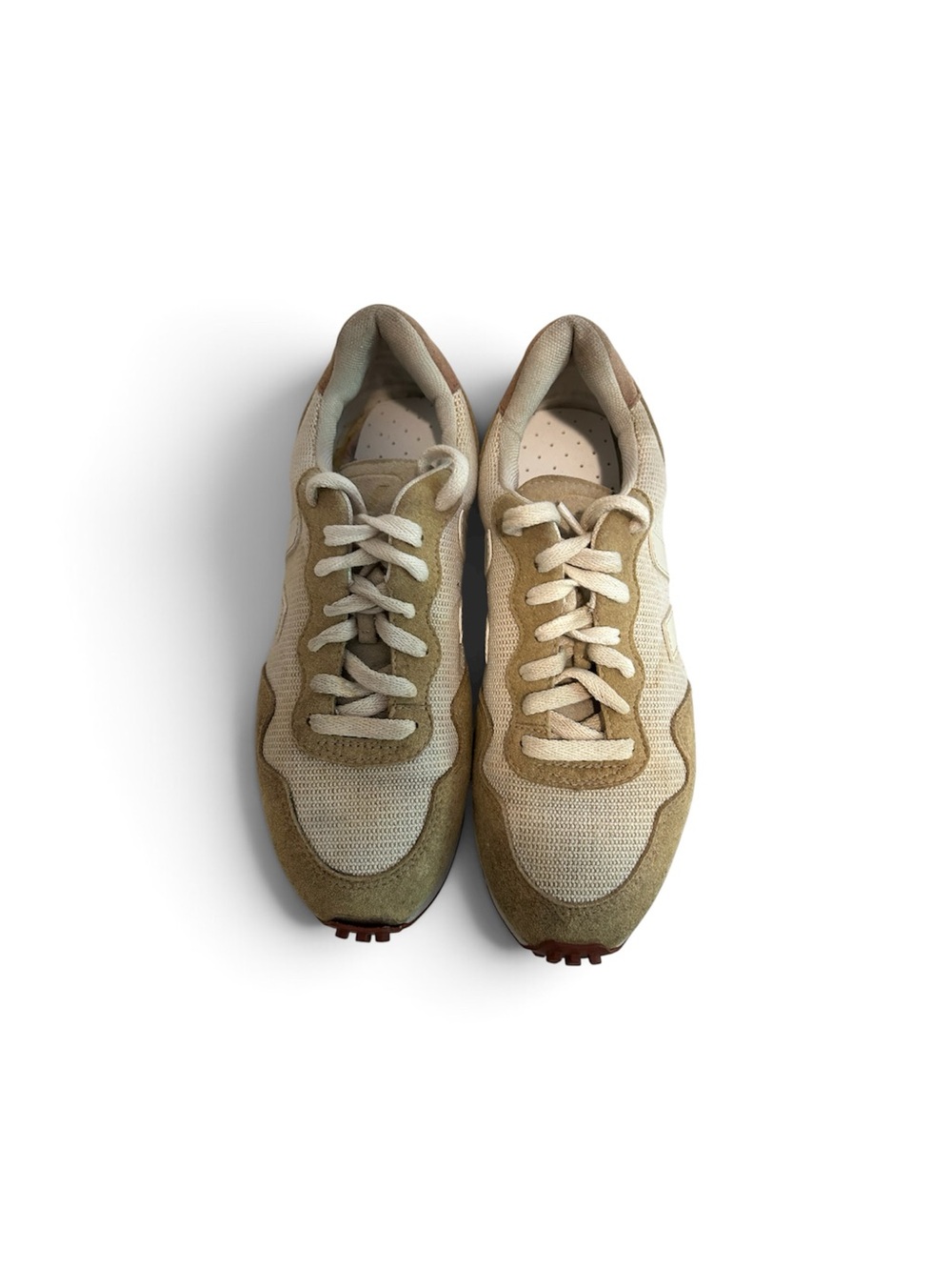 Neutral Beige Women's Casual Sneakers 7